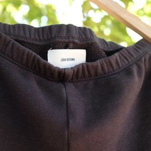 Joah Brown High Rise Fitted Sweat Shorts